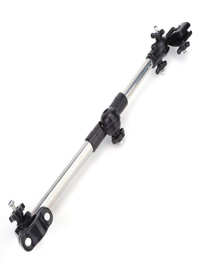 Mrisata Wheelchair Umbrella Holder, Wheelchair Stroller Bike Umbrella Attachment Handle Bar Holder Clamp Supporter Connector Adjustable Umbrella Holder for Wheelchairs Holding Umbrella - Image 5