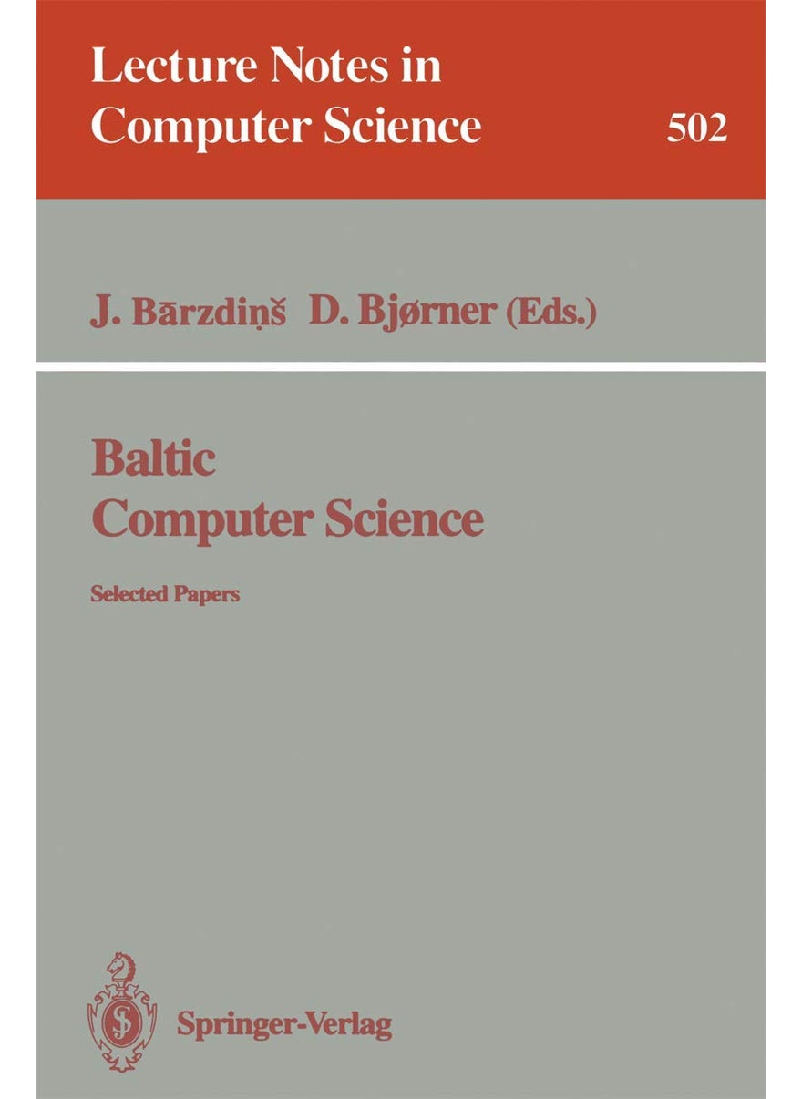Baltic Computer Science: Selected Papers 