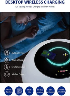 semra Smart Refrigerator Table, Smart Coffee Table, 30dB Bass Operation, with Cold Storage & Temperature Control Drawer, Wireless Charging  - Image 2