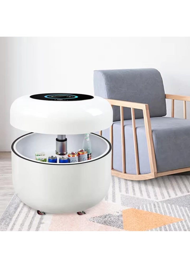 semra - Smart Refrigerator Table, Smart Coffee Table, 30dB Bass Operation, with Cold Storage & Temperature Control Drawer, Wireless Charging - Image 1
