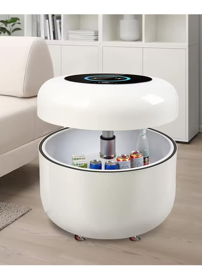 semra - Smart Refrigerator Table, Smart Coffee Table, 30dB Bass Operation, with Cold Storage & Temperature Control Drawer, Wireless Charging - Image 1