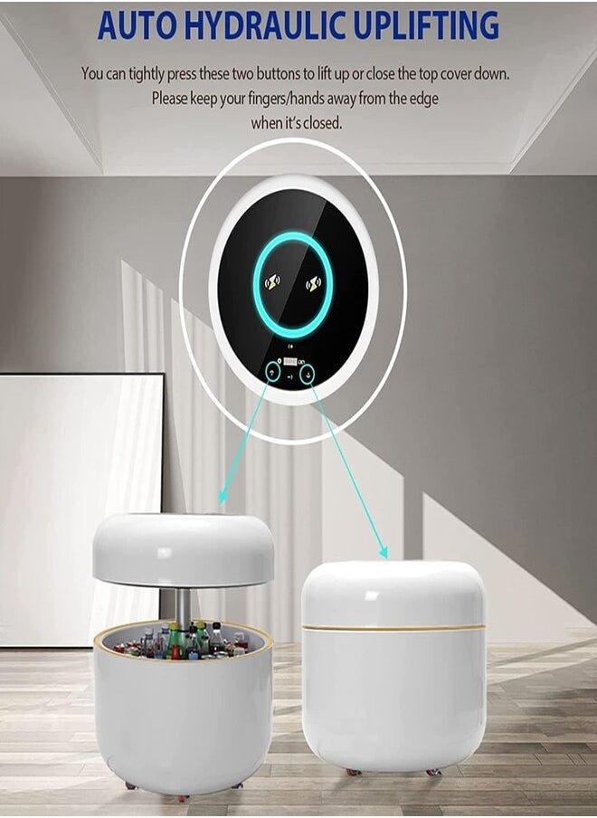 semra - Smart Refrigerator Table, Smart Coffee Table, 30dB Bass Operation, with Cold Storage & Temperature Control Drawer, Wireless Charging - Image 1