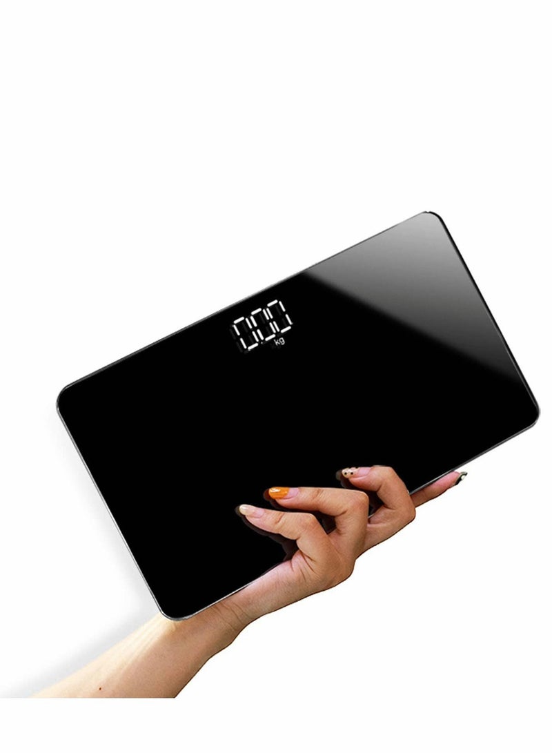 SYOSI Travel Scale for Body Weight,Small Portable Body Weight Scales Digital Bathroom Mirror Scale Mini Electronic Scale for Personal Health, Body Tape Measure Included (Rechargeable) - Image 1