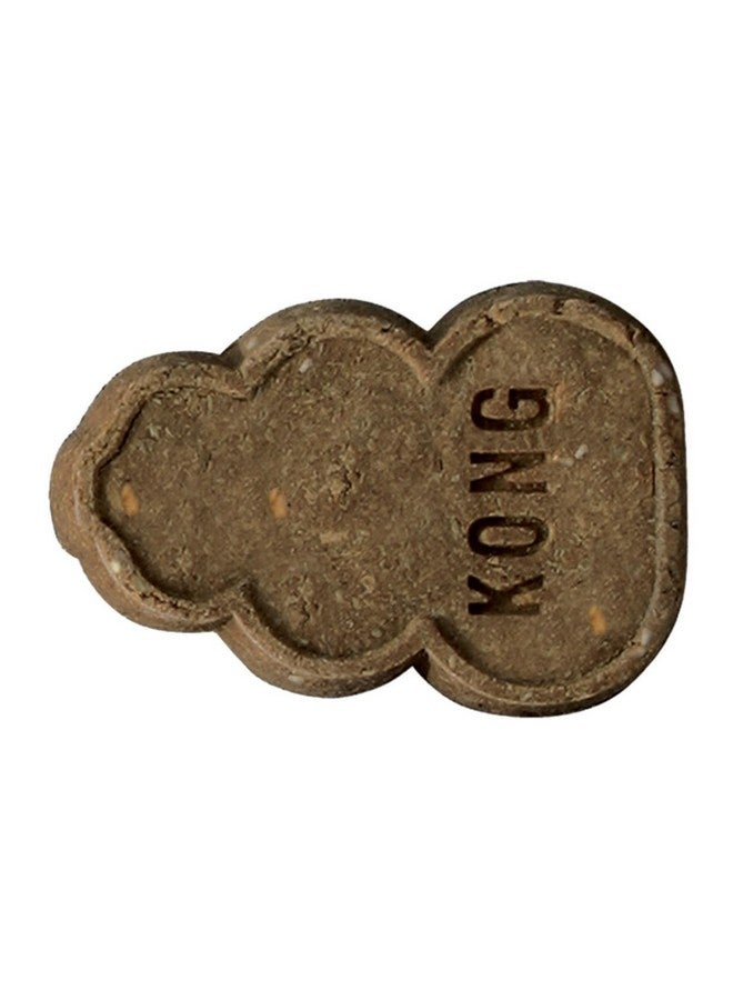 كونج وجبات خفيفة مخبوزة بزبدة الفول السوداني من KONG للكلاب، مصممة خصيصًا لتناسب الألعاب المطاطية الكبيرة للعب لفترات طويلة (كبيرة) (عبوة من 3 أكياس سعة 11 أونصة) - Image 3