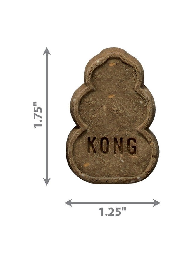 كونج وجبات خفيفة مخبوزة بزبدة الفول السوداني من KONG للكلاب، مصممة خصيصًا لتناسب الألعاب المطاطية الكبيرة للعب لفترات طويلة (كبيرة) (عبوة من 3 أكياس سعة 11 أونصة) - Image 5