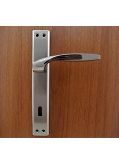 Azm Hırdavat Azm Hardware Emerald Door Handle Nickel Satin Mirrored Yale  - Image 1