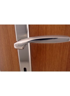 Azm Hırdavat Azm Hardware Emerald Door Handle Nickel Satin Mirrored Yale  - Image 3