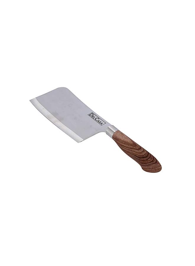 DELCASA DC1447 Kitchen Cleaver Knife All Purpose Small Kitchen Knife Ultra Sharp Stainless Steel Blade, 6 Inch Cooking Knife with Ergonomic Handle, Chef Knife, Suitable for Home and Restaurant, multi  - Image 3