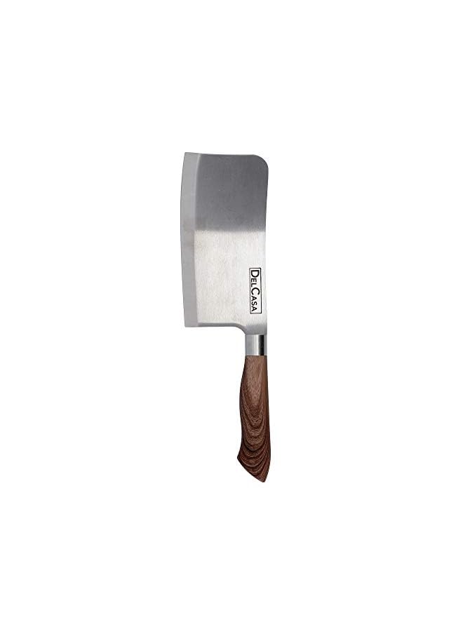 DELCASA DC1447 Kitchen Cleaver Knife All Purpose Small Kitchen Knife Ultra Sharp Stainless Steel Blade, 6 Inch Cooking Knife with Ergonomic Handle, Chef Knife, Suitable for Home and Restaurant, multi  - Image 2