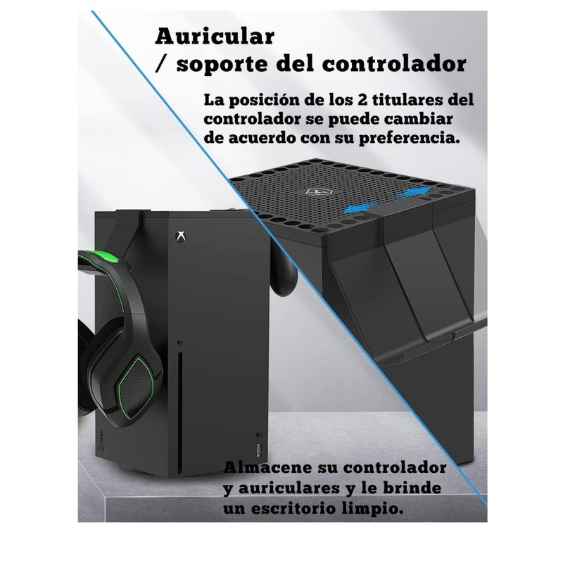 Barakah Dust Filter Cover for Xbox Series X, Xbox Series X Accessories, 21PCS Xbox Accessories with 1 Top Dust Filter Cover, 2 Holders, 2 Back Dust Filter Covers, 8 Silicone Plugs and 8 Thumb Grip Caps - Image 4