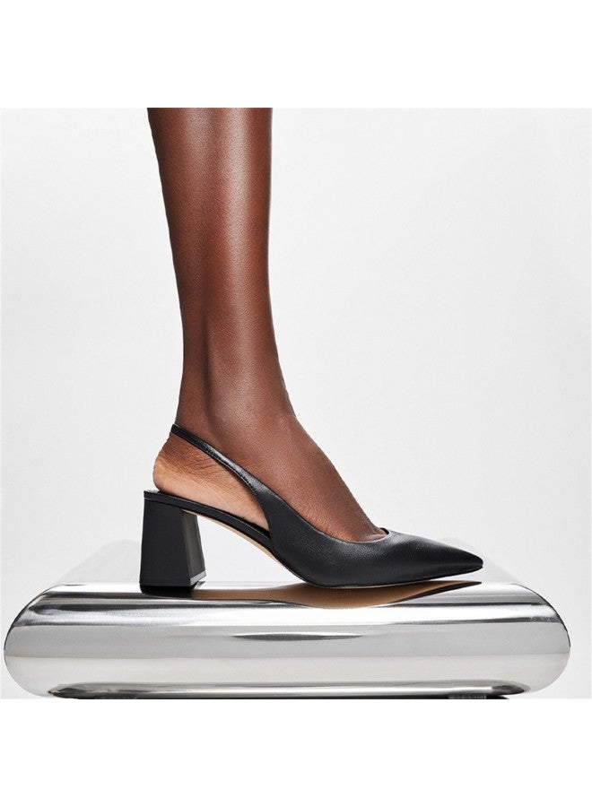 ALDO Pointed-toe Open-back High Heel Suede Pumps For Women - Asff24a81 - Image 2