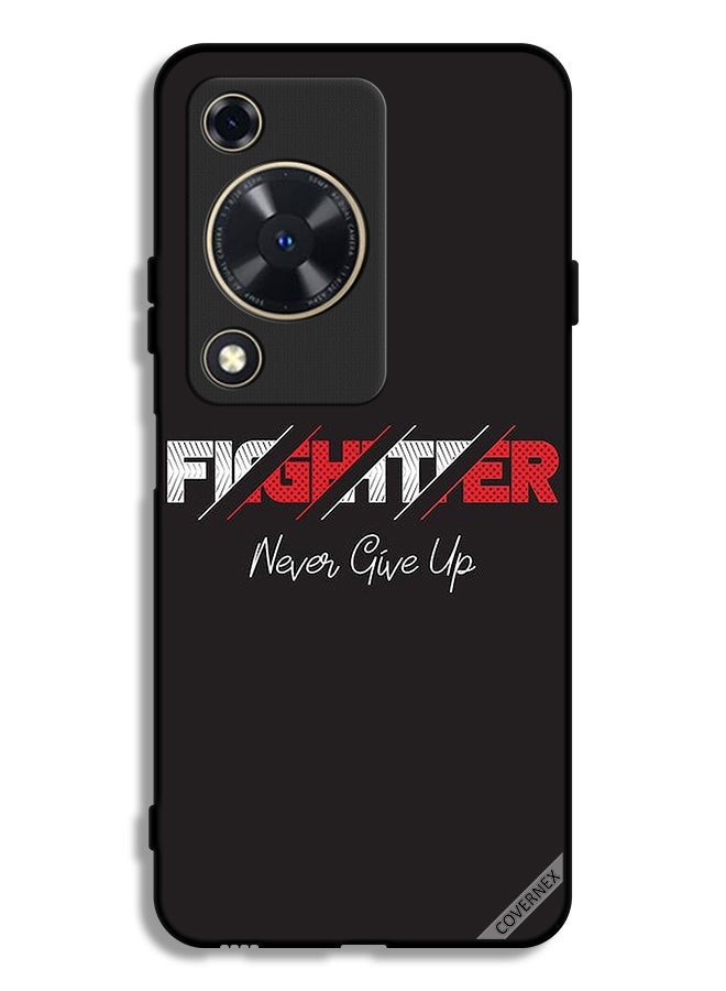 Covernex Huawei Nova Y72S Protective Case Cover Fighter Never Give Up