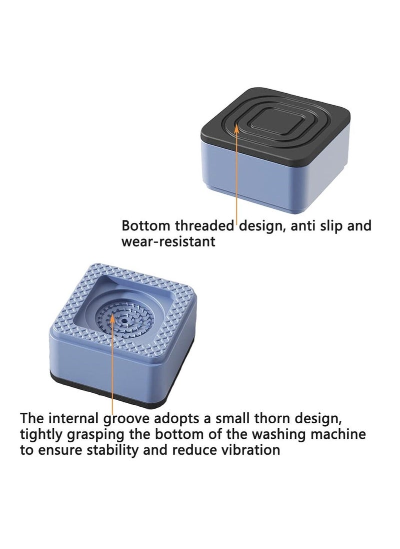 Generic - Washing Machine Feet Pads, Washing Machine Support Leg, Noise Reducing Anti Slip Anti Vibration Rubber Washing Machine Feet Pads, Washing Machine Stabilizer, 4Pcs - Image 1
