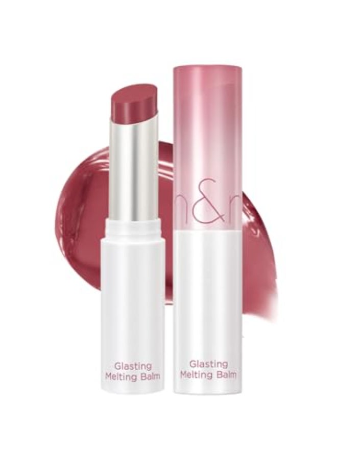 rom&nd romnd GLASTING MELTING BALM 07 Mauve Whip Hydrating Lip Gloss Stick for Juicy CrystalClear Shine NonSticky Buildable Sheer Tinted Lip Balm - Image 1