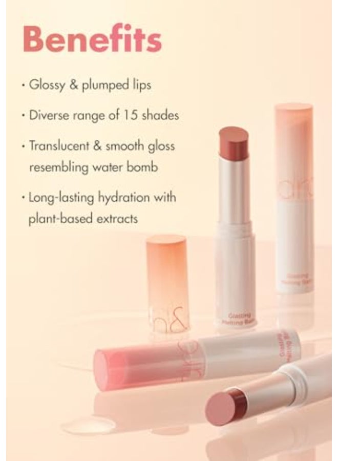 rom&nd romnd GLASTING MELTING BALM 07 Mauve Whip Hydrating Lip Gloss Stick for Juicy CrystalClear Shine NonSticky Buildable Sheer Tinted Lip Balm - Image 4