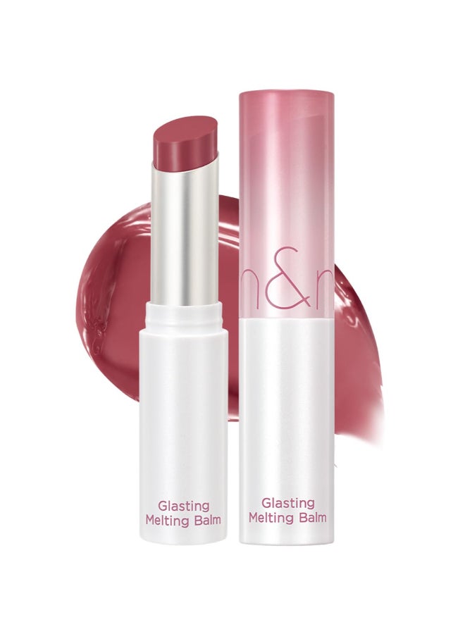 rom&nd romnd GLASTING MELTING BALM 07 Mauve Whip Hydrating Lip Gloss Stick for Juicy CrystalClear Shine NonSticky Buildable Sheer Tinted Lip Balm - Image 3