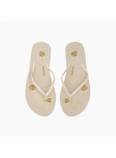 Celeste Women's Embellished Flip Flops