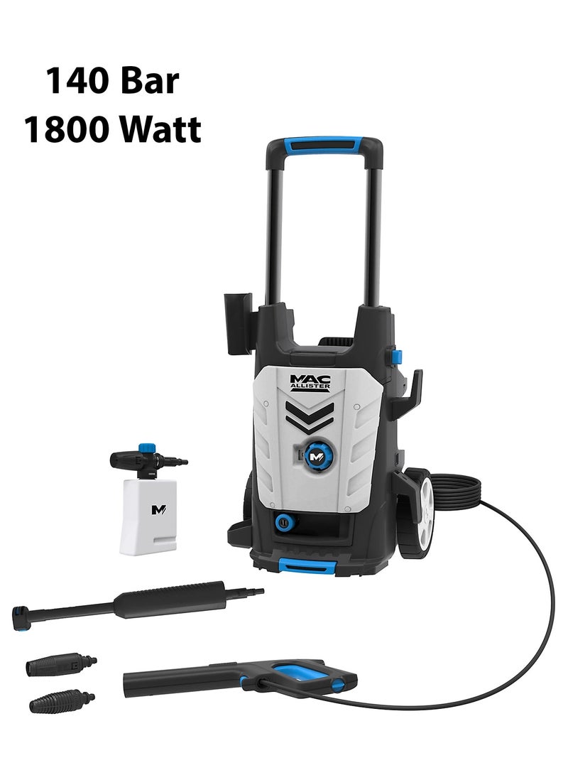 Mac Allister Pressure Washer High Performance 1800 watt Pressure with Self Priming Ideal For Home Garden And Car 140 Bar  - Image 2