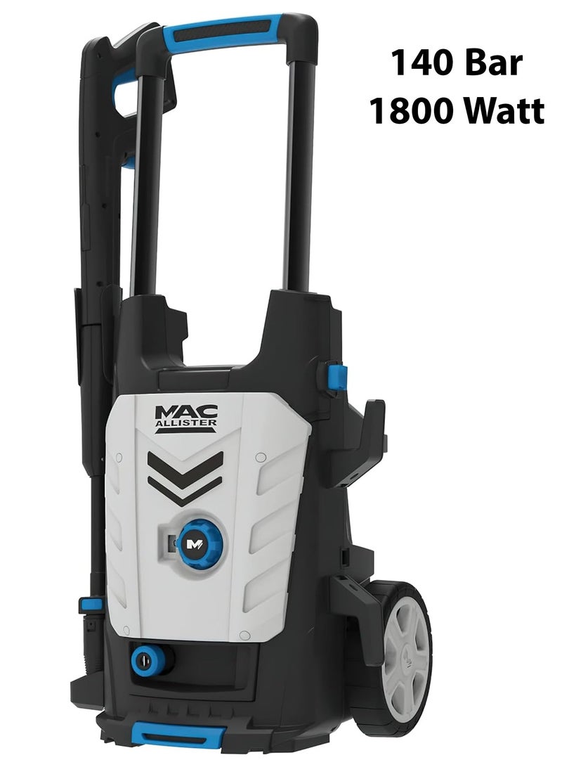 Mac Allister Pressure Washer High Performance 1800 watt Pressure with Self Priming Ideal For Home Garden And Car 140 Bar  - Image 1