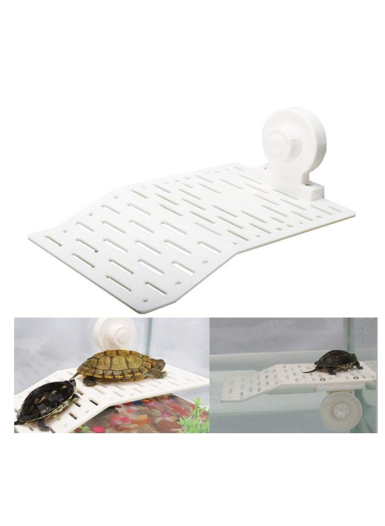 Turtle Floating Platform, Turtle Basking Platform Stand, Acrylic Terrace Turtle Bask Terrace Island Floating Basking Platform, Climb Terrarium Aquarium Tank.19*12cm - Image 3