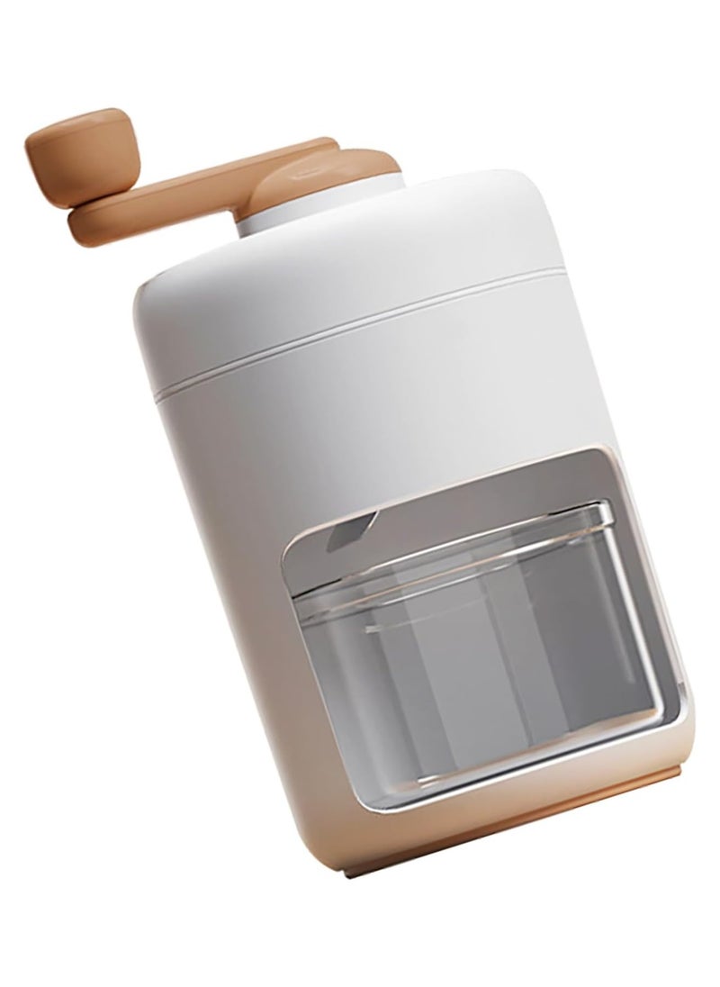 AWALOR Handmade Shaved Ice Machine - Portable Snow Cone Maker with Free Ice Cube Tray  - Image 1