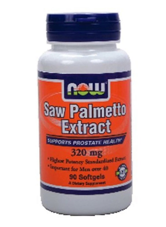 Now Foods Saw Palmetto Extract 320mg, 90 sgels (Multi-Pack) - Image 1