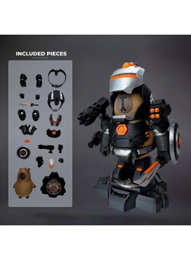 CAPYWORLDS CapyCore™ Magnetic collectible Ultimate - CAPYBARA OBSIDIAN - Cute Capybara Action Figure, Collectible for Kids Adults - Image 1