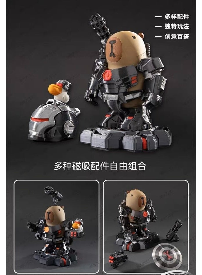 CAPYWORLDS CapyCore™ Magnetic collectible Ultimate - CAPYBARA OBSIDIAN - Cute Capybara Action Figure, Collectible for Kids Adults - Image 2