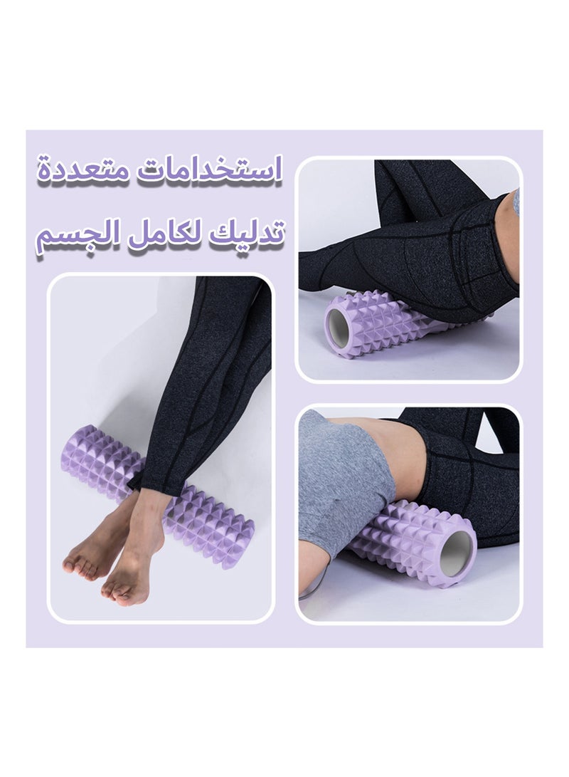 Foam Roller, Deep Tissue Massage Roller, High Density Exercise Roller for Muscle Massage and Myofascial Trigger Point Release Back Roller for Fitness, Workout, Yoga and Pilates - Image 2