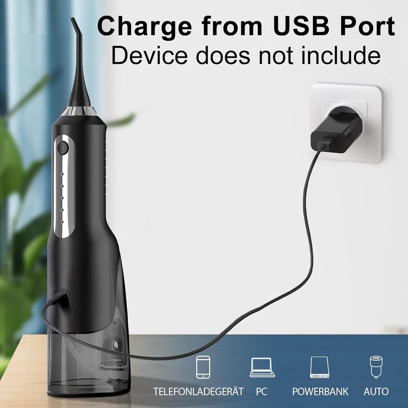 RAXSEG USB Charging Cable for Nicwell, Fairywill, Aquasonic, MOSPRO, Nicefeel, Zerhunt, Oralfree, Waterfloss, Tovendor, Hangsun, Initio, McNaval, Cremax and USB Charging Cord Replacement Parts (Black)… - Image 2
