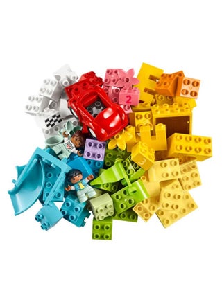 ‏DUPLO صندوق المكعبات الفاخر، مكعبات بناء وصندوق تخزين للأطفال الصغار بعمر ١٨ شهرًا وأكثر (٨٥ قطعة) 10914 - view 5