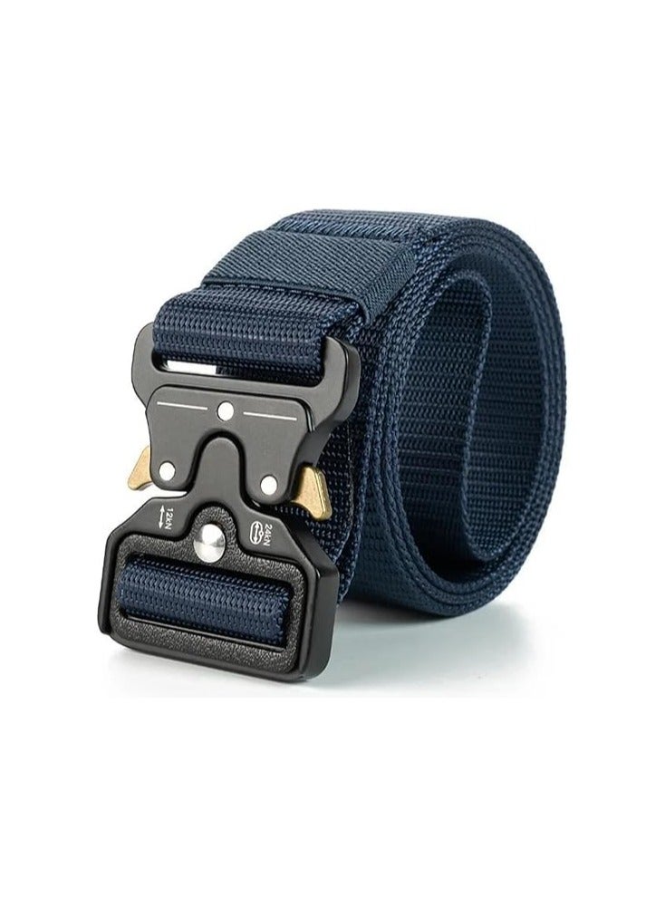 حزام رجالي من النايلون عالي الجودة – قابل للتعديل مع إبزيم معدني محكم – مثالي للاستخدام اليومي والأنشطة الخارجية والمناسبات ( Code 220310 ) - Image 1
