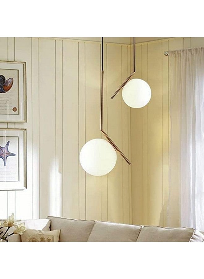 kinis Kiinis KIN-8008 Hanging Hanging Lamp/Pendant Lamp/Ceiling Light to Décor Home/Living Room/Bedroom/Office/Dining/Cafe/Restaurants, Golden, Pack of 2 - Image 4