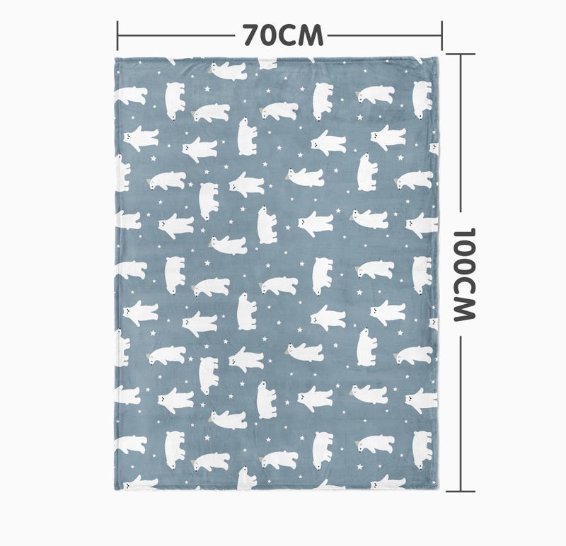 1ST STEP All Season Baby Blanket (Polar Bear, 70 X 100 cms) - Image 2