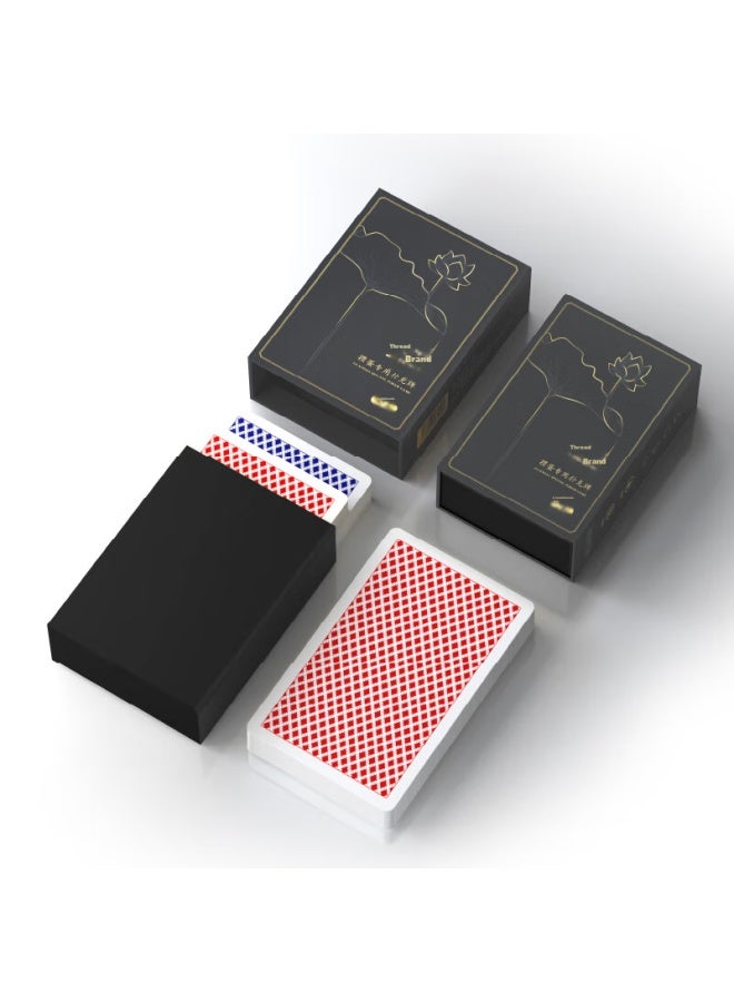 Dechen Guandan Special Playing Cards, Pvc Plastic Waterproof And Durable, Frosted, Large Characters, Long Cards, One Box With Two Decks - Image 5
