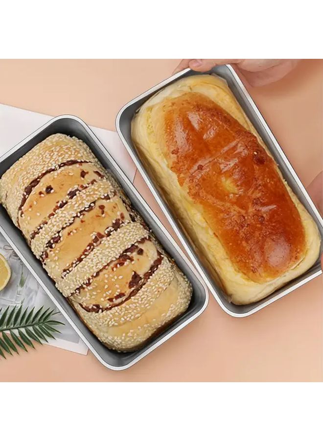 3 Pcs Stainless Steel Rectangular Baking Pans For Bread And Cakes - Image 5