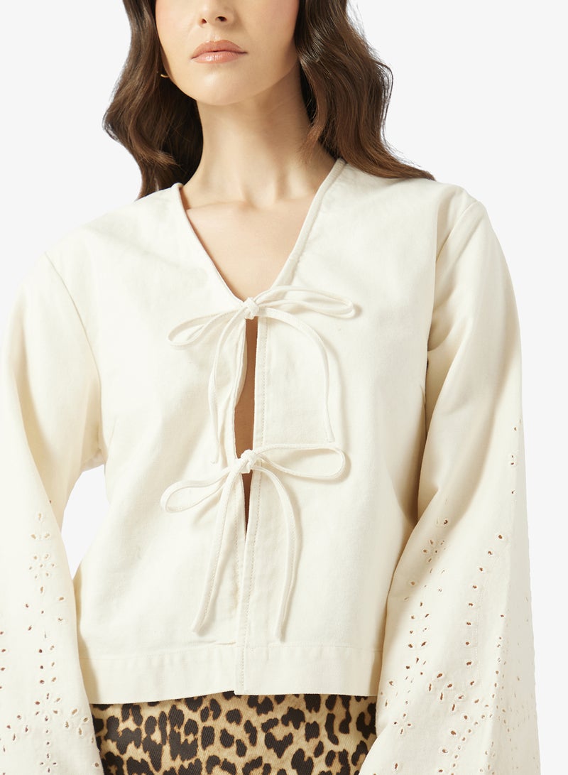 ONLY Casual Crochet Jacket - Image 3