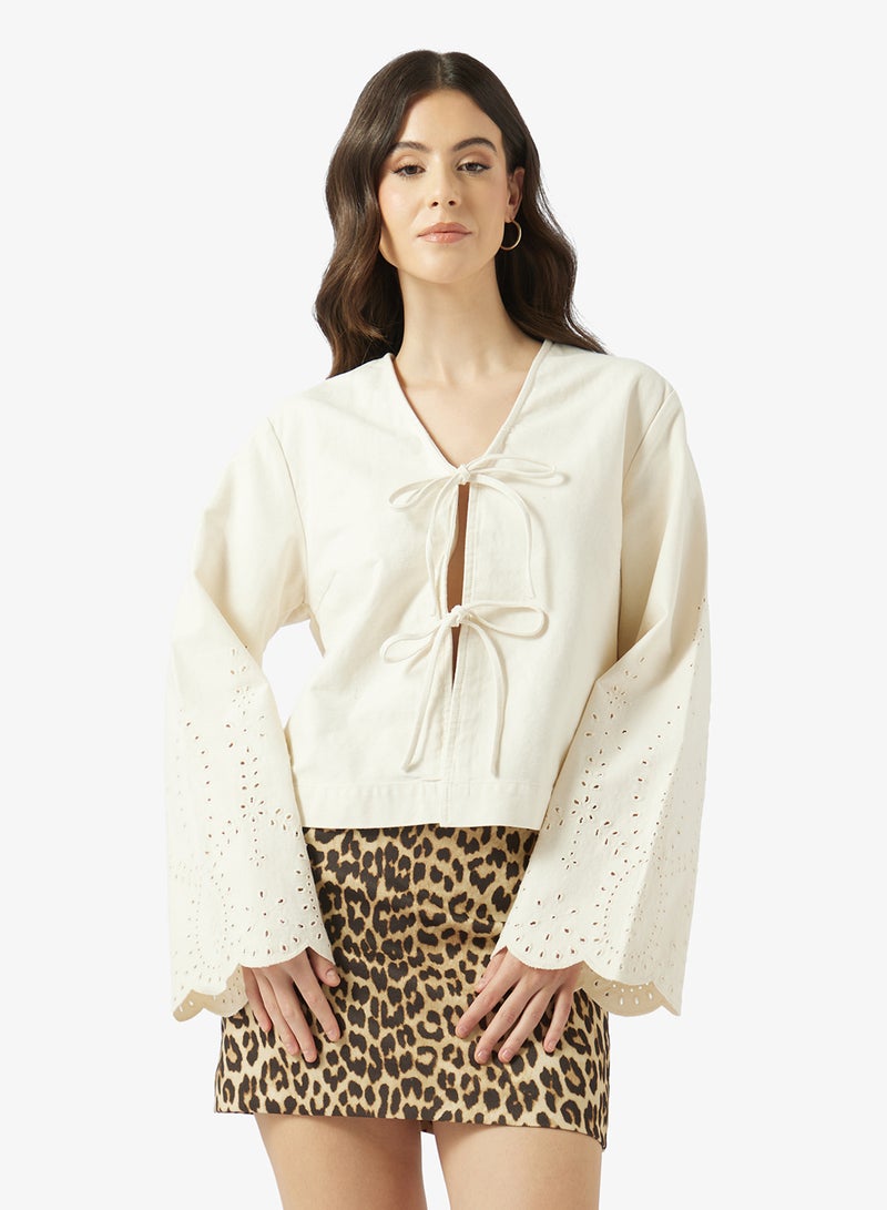 ONLY Casual Crochet Jacket - Image 1