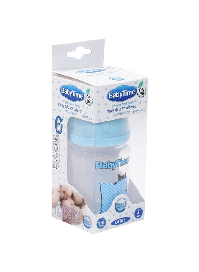 Baby Time Baby Time Baby Wide Neck Bottle 150ml 