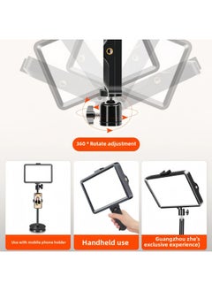 General Live Light Supplement Photography Lighting Lamp Desktop Photo Supplement Light Food Flat Lighting Lamp Portable Live Room Soft-Specifications:⭐Medium Size 【three Colors With 4 Color Pieces】 Square L  - Image 5
