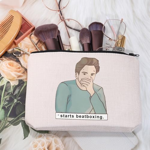 MEIKIUP Movie Inspired Gift Edward Inspired Makeup Bag Edward Cullen Gift Starts Beatboxing Cosmetic Bag Movie Fans Gift Beatboxing Bag - Image 3