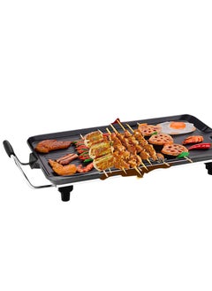 NAMSON Namson Electric Grill Pan - Adjustable Temperature Control - Non-Stick Coated Removable Oil Tray - 1360W Power  - Image 2