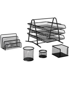 Luxury 5 Piece Metal Desk Set