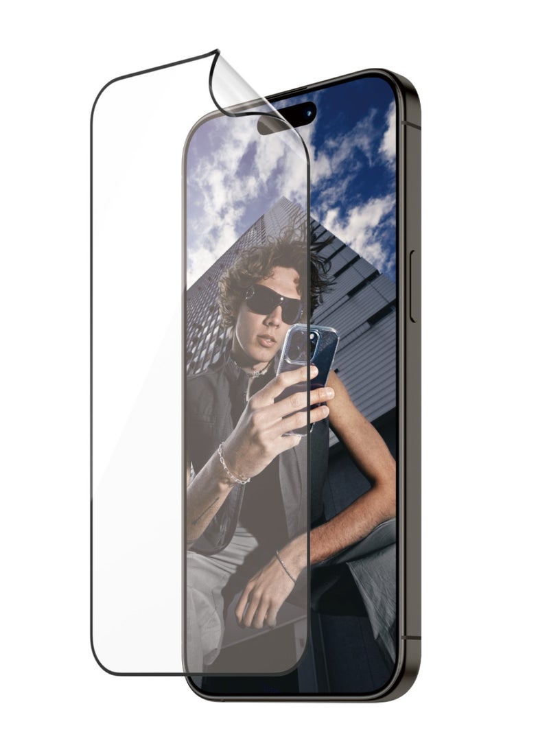 واقي شاشة PanzerGlass™ صديق للبيئة لهاتف Apple iPhone 15 Pro Max - حماية وإطالة وإحداث فرق - مع أداة تثبيت لسهولة التركيب