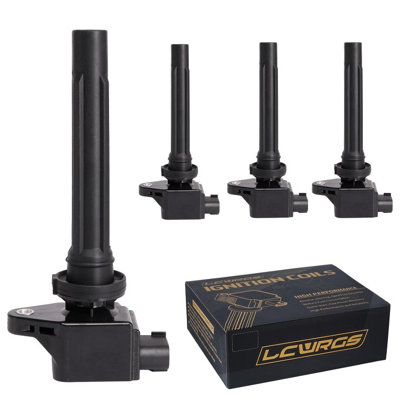 Set of 4 Ignition Coil Fits for 20 L4 2007 2008 2009 Suzuki SX4 SX 4 SX4 Hatchback Sedan 07 08 09 Coil Pack 20L Replaces C1728 UF562