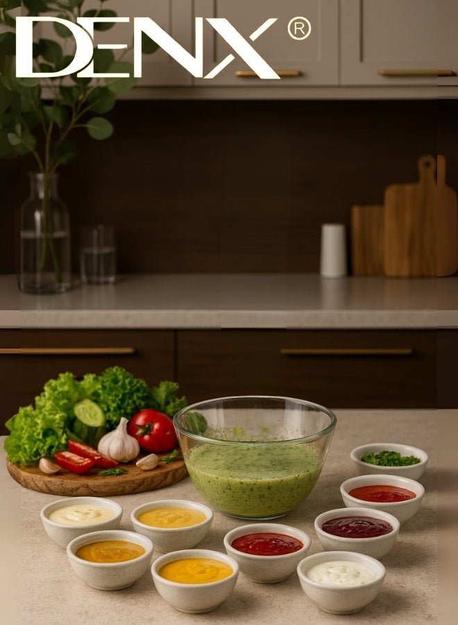 DENX Hand Blender DX2023 – 400W Powerful Stick Blender – Dual Stainless Steel Blades – Sleek & Lightweight Design – Perfect for Smoothies, Soups, Sauces, Baby Food, Whipped Cream & Purees – Easy to Disassemble and Clean - Image 4