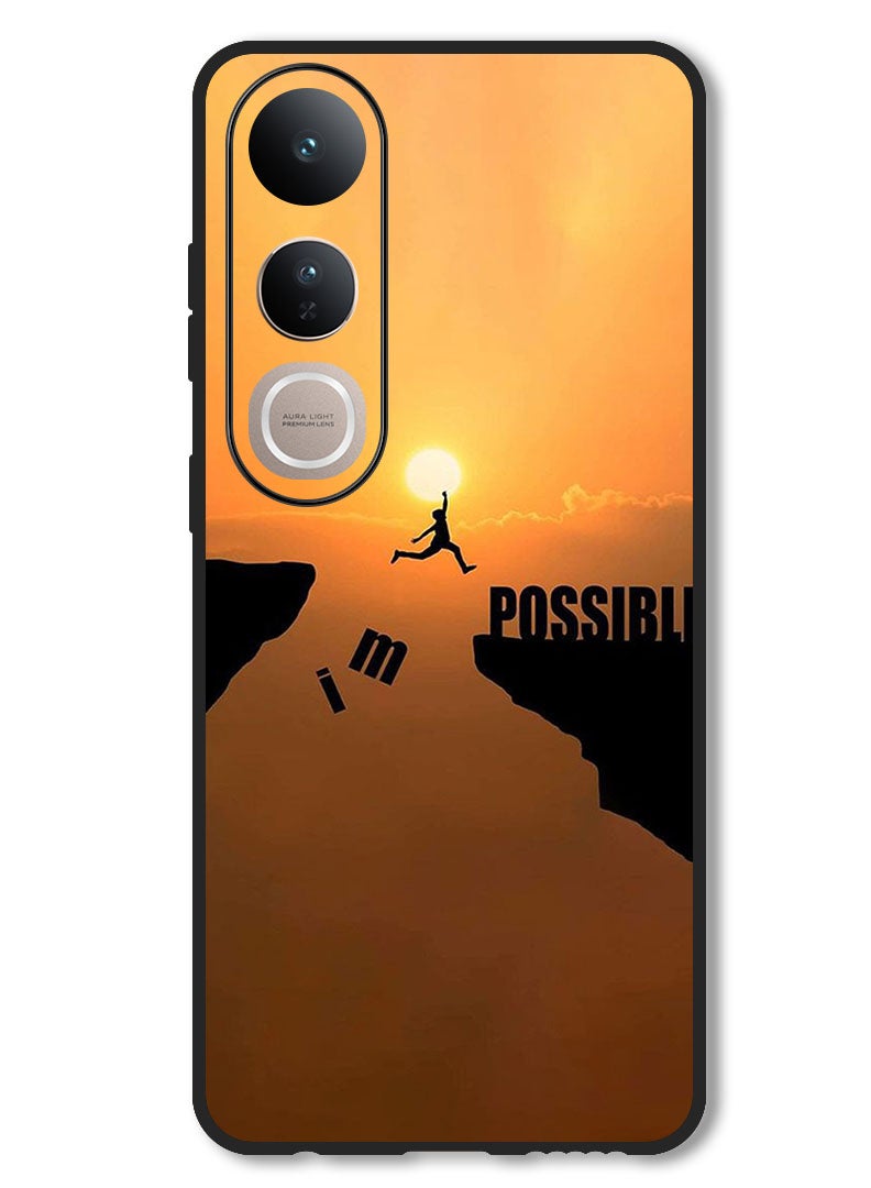 Theodor Case Compatible with Vivo V50 Lite Protection Shockproof Bumper Cover im Possible - Image 1