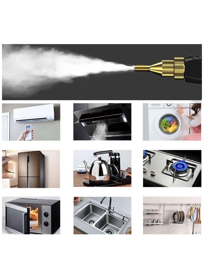 AROAQ High Pressure Steam Cleaner 2500W Handheld High Temp Fast Heating Portable Cleaning Machine for Home Use Grout Tile Car Detailing Kitchen Bathroom with 3 Brush Heads - Image 5