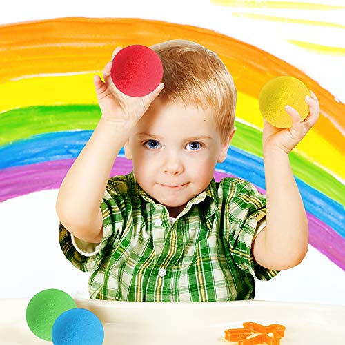 ArtCreativity كرات فوم ناعمة من آرت كرييتيفيتي 2.5 بوصة - عبوة من 12 كرة صغيرة خفيفة للعب في الداخل - ألعاب آمنة للأطفال بألوان زاهية - هدايا حفلات، حشوات حقائب، جوائز للأولاد والبنات من عمر 3 سنوات فما فوق - Image 4