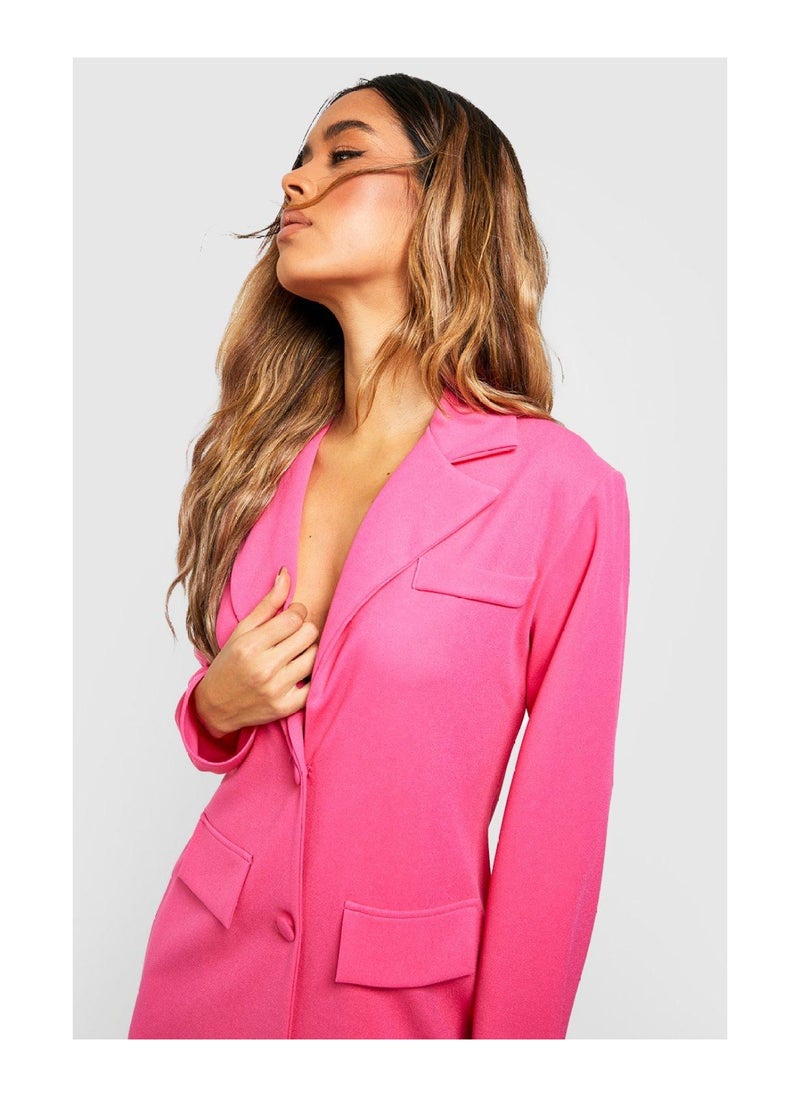 boohoo - Boxy Oversized Blazer Dress - Image 1